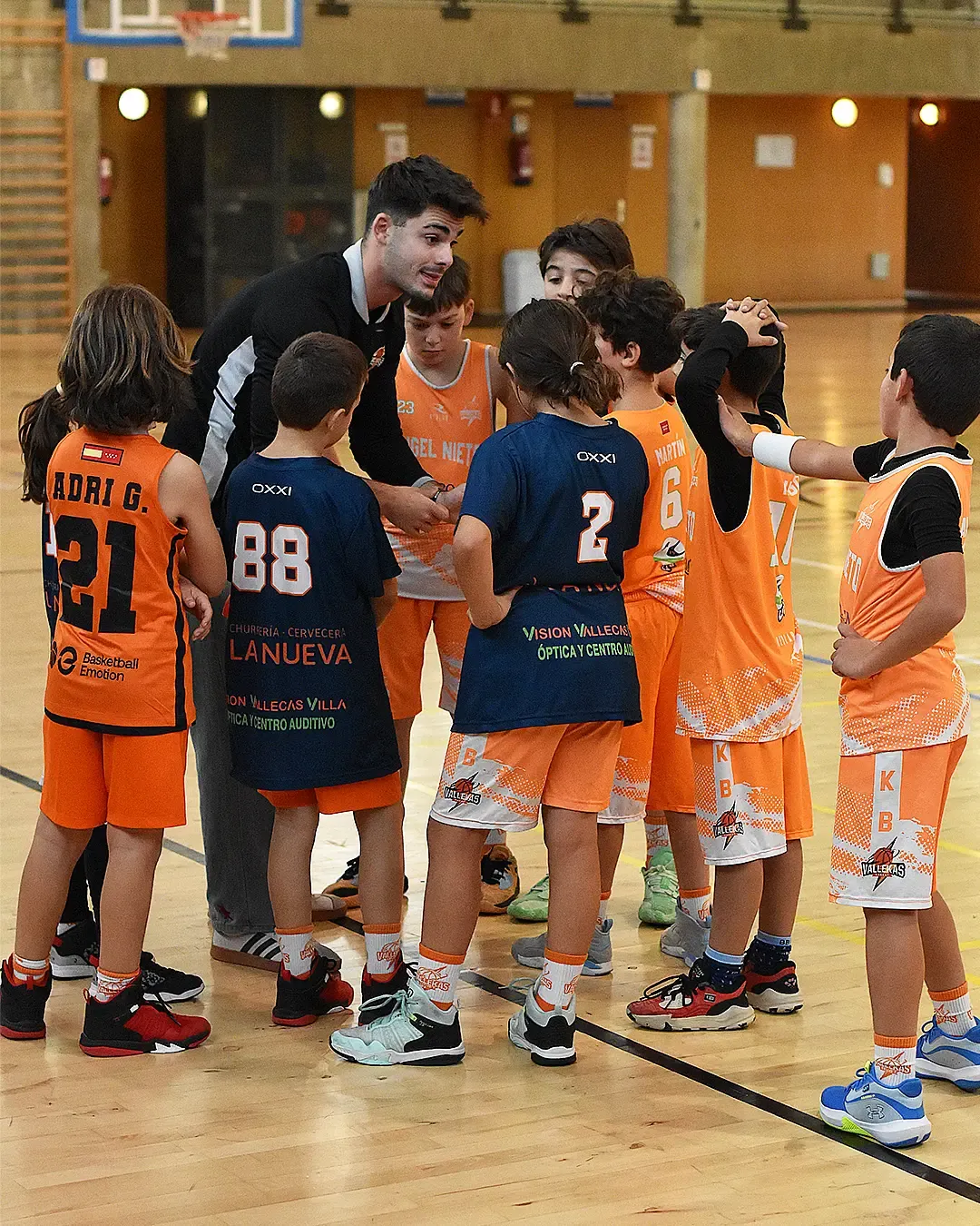 Equipo Benjamín del Ángel Nieto posando